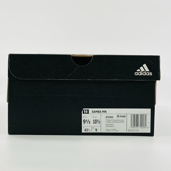 Adidas Samba Millennium 'White Black Gum' IF1953 Multi Size - Picture 9 of 16